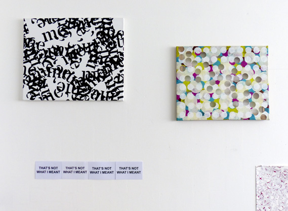 Philip Bradshaw, Installation view, Open Studio 2016